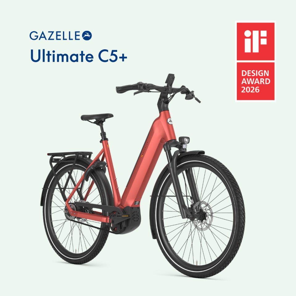 Gazelle Ultimate wint de IF Design award!